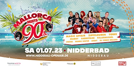 Nidderau Open Air 2023 - Der Samstag - Mallorca meets 90s