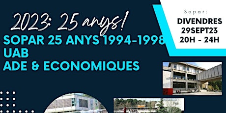 Sopar 25anys de ADE-Economia UAB 1994-1998