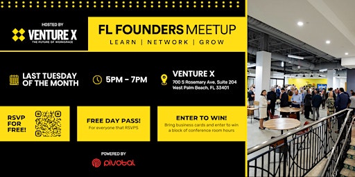 FL Founders Meetup at Venture X WPB