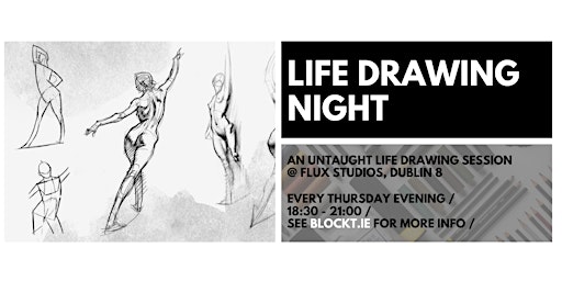 Image principale de Life Drawing Dublin @ FLUX Studios