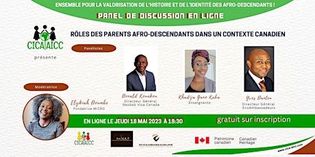 Panel virtuel sur les rôles des parents d'Afro-descendants au Canada ! primary image