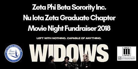NIZ Movie Fundraiser - Widows (2018) primary image
