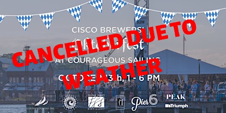 Cisco Brewers' Oktoberfest at Courageous Sailing - CANCELLED primary image