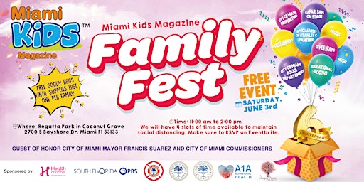 Miami Kids Magazine Family Fest 2023 primary image