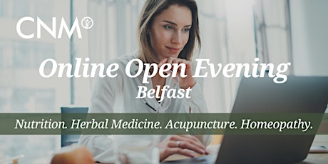 CNM Belfast - Free Online Open Evening - Thursday 22 June 2023 primary image