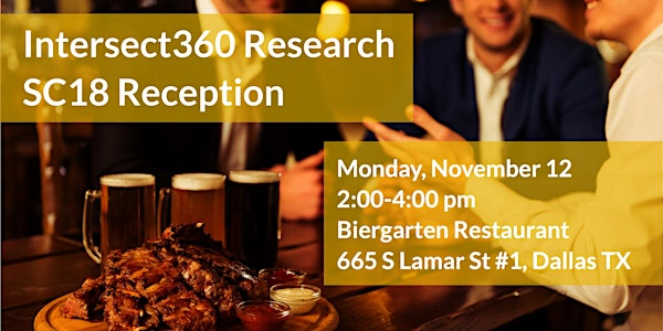 Intersect360 Research SC18 Networking Reception