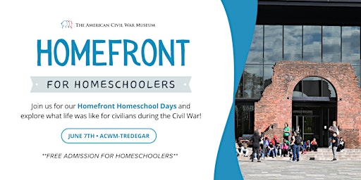 Primaire afbeelding van Homefront for Homeschoolers (Richmond, VA)