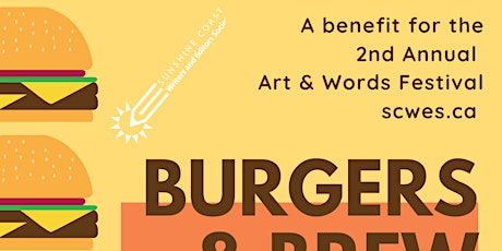 101 Brewhouse Burger & Brew Fundraiser & Art & Words Preview
