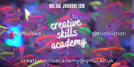 Creative Skills Academy: Online Journalism Masterclass (online)
