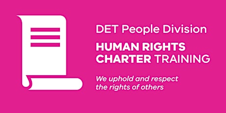 DET People Divison Human Rights Training  primary image