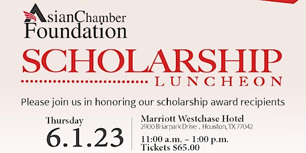Asian Chamber Foundation Scholarship Luncheon 2023