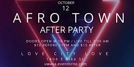 Afro Town After Party primary image