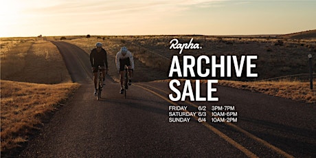 Rapha Archive Sale - Dallas