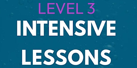 Level 3 Intensive Swimming Lessons