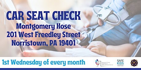 Car Seat Check - Norristown - July 5