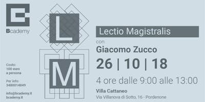 Lectio Magistralis di Giacomo Zucco Lectio Magistralis di Giacomo Zucco