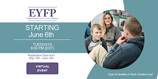 Empowering Youth and Families Program (EYFP) Virtual Statewide Registration