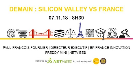 Image principale de Demain : Silicon Valley vs France | Novembre 2018