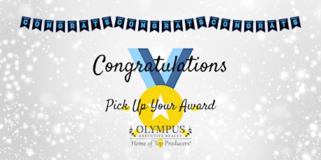 Pick Up Your Award- Olympian Accolade