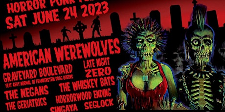 Hellaware Horror Punk Fest w American Werewolves - Graveyard Boulevard +