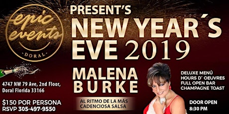 NEW YEARS EVE 2019 MALENA BURKE & BAND primary image