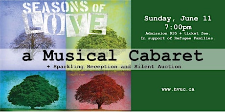 Seasons of Love-A Musical Cabaret + Sparkling Reception with Auction