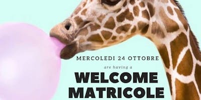 Mercoledì 24 Ottobre - Welcome Matricole Hypatia Mercoledì 24 Ottobre - Welcome Matricole Hypatia