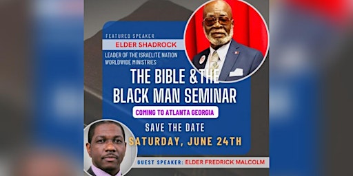 The Bible & The Black Man Seminar primary image