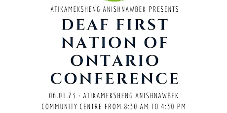 Deaf First Nation of Ontario Conference