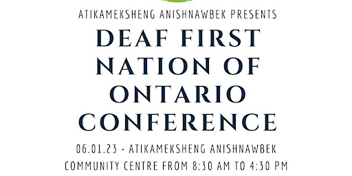 Deaf First Nation of Ontario Conference primary image