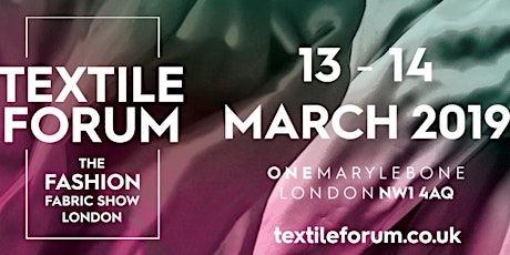 Textile Forum: 13-14 March 2019 primary image