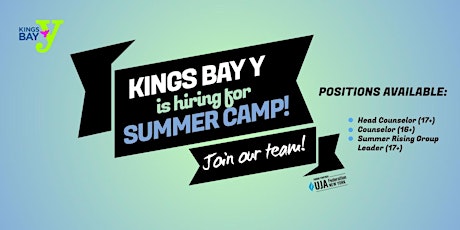 Kings Bay Y Summer Camp Job Fair primary image
