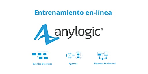 Imagen principal de Entrenamiento en línea: AnyLogic - 28 a 31 de Octubre de 2024