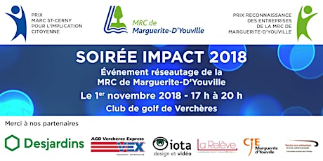 Soirée IMPACT 2018 de la MRC de Marguerite-D'Youville primary image