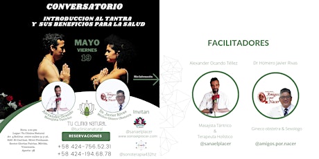 Hauptbild für Conversatorio Beneficios del Tantra para la Salud