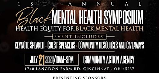 Black Mental Health Symposium primary image