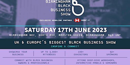 Birmingham Black Business Show 2023 primary image
