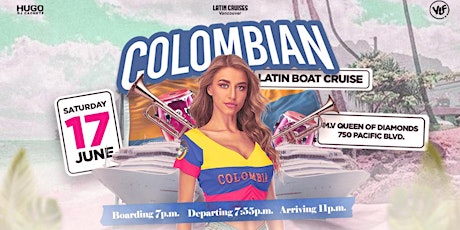 Latin Cruises 2023 Sat, June 17 (COLOMBIAN  BOAT)