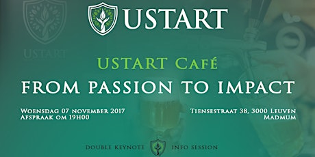 Primaire afbeelding van USTART Café: From Passion To Impact