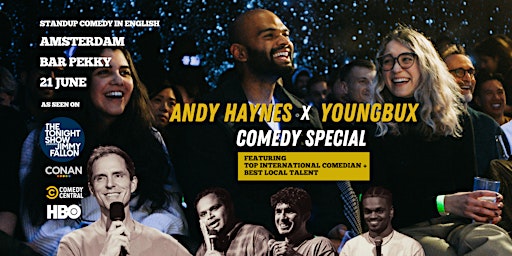 Primaire afbeelding van Andy Haynes x Youngbux - Standup Comedy in English