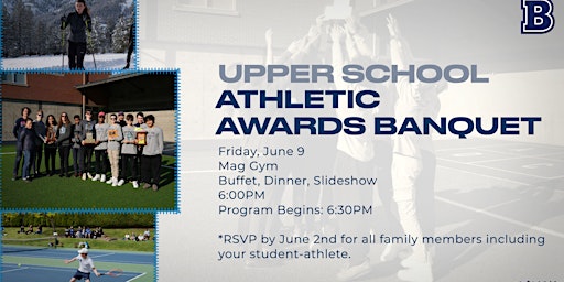 2023 Bush Upper School Athletic Awards Banquet primary image