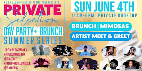 PRIVATE SELECTION ROOFTOP BRUNCH & MIMOSA’S