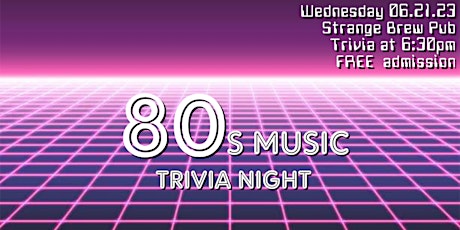 80s Music Trivia Night