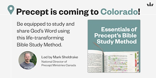 Workshop: Essentials of Precept's  Bible Study Method