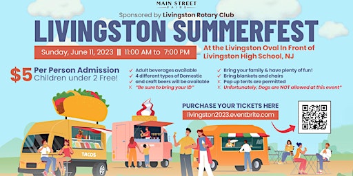 Livingston ‘Summerfest’ Food Truck and Music Festival primary image