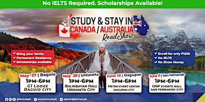 Study & Stay in Canada or Australia Roadshow (La Union - June 11, Sunday)