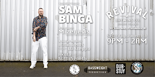 Bassweight presents: Sam Binga @ Revival Brewing primary image