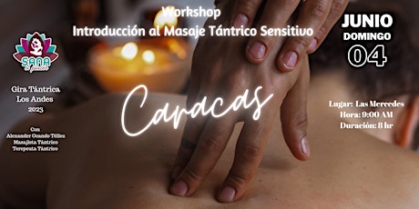 Workshop Introducción al  Masaje Tántrico Sensitivo Caracas