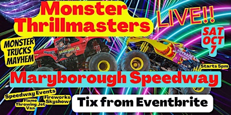 Monster Thrillmasters Live Maryborough primary image