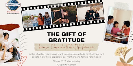 The Gift of Gratitude @ BTMC Chapter Meeting